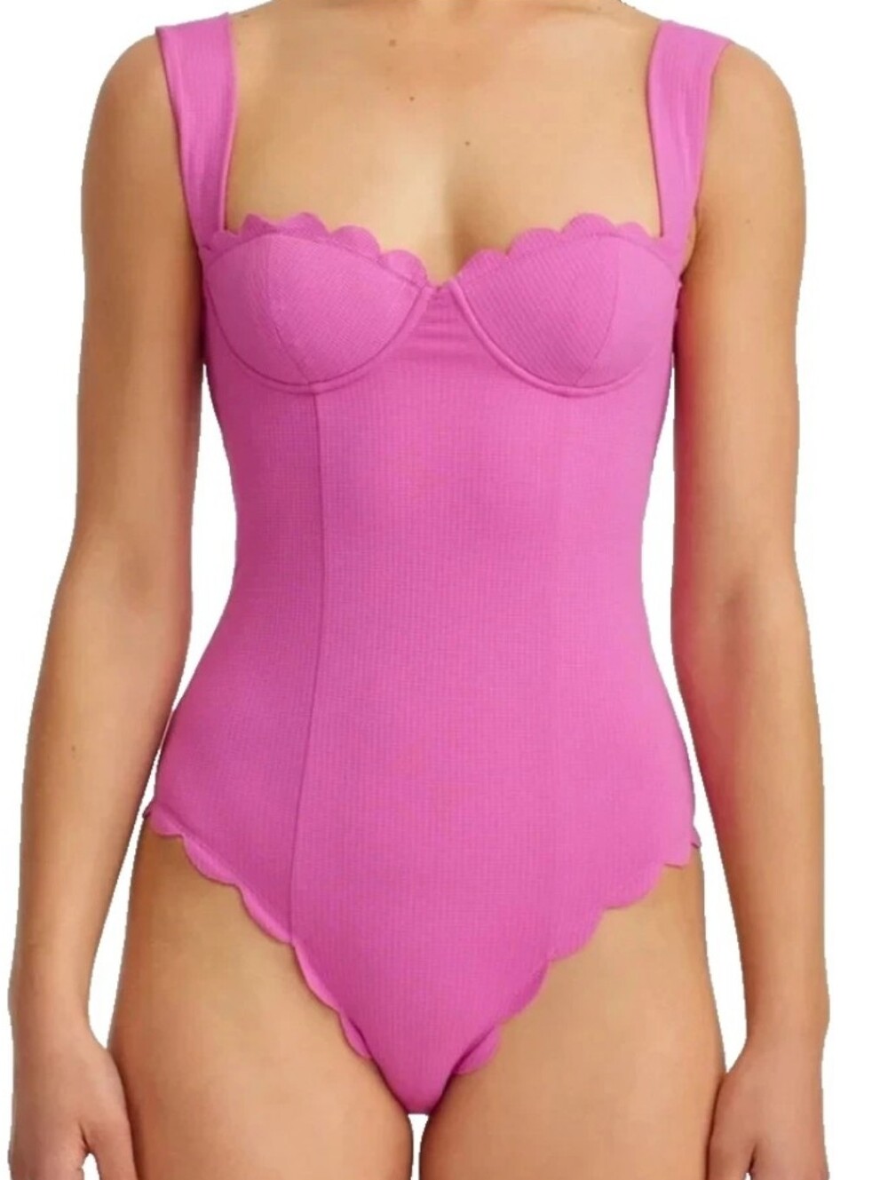 Marysia La Roche Maillot Scalloped One Piece Swimsuit